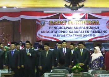 45 Anggota DPRD Kab Rembang Resmi Dilantik