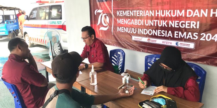 Rayakan Hari Pengayoman ke -79, Lapas Pati Gelar Pemeriksaan Kesehatan Gratis