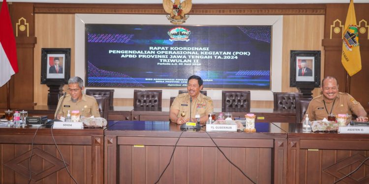 Optimalkan Potensi Pendapatan Daerah,Pj Gubernur Jateng Dorong Akselerasi Penyerapan APBD 2024