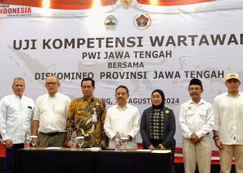 Diskominfo Jateng Bersama PWI, Tingkatkan Kompetensi Wartawan Lewat UKW