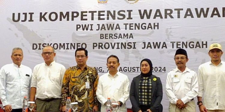 Diskominfo Jateng Bersama PWI, Tingkatkan Kompetensi Wartawan Lewat UKW