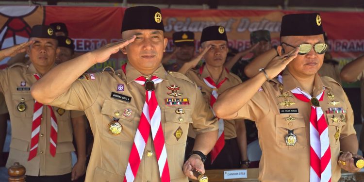 Hadiri Hari Pramuka Ke-63 Tingkat Kabupaten, Begini Pesan yang Disampaikan Kapolresta Pati