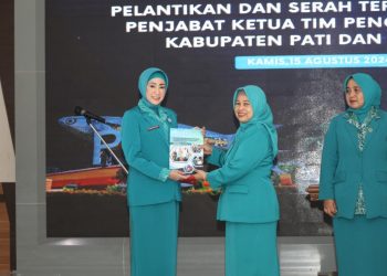 Pj Ketua Tim Penggerak PKK Provinsi Jawa Tengah Shinta Nana Sudjana, Melantik Monica Sujarwanto Sebagai Pj Ketua TP PKK Kabupaten Pati