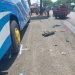 Bus Jaya Utama Indo Tabrak Mobil Pick Up di Jalan Lingkar Selatan Tanjang,Satu Orang Meninggal