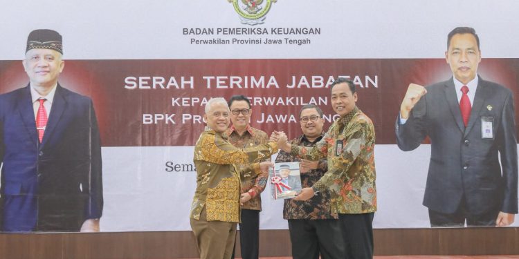 Sertijab Kepala BPK Jateng, Pj Gubernur : Tingkatan Sinergi dan Kolaborasi