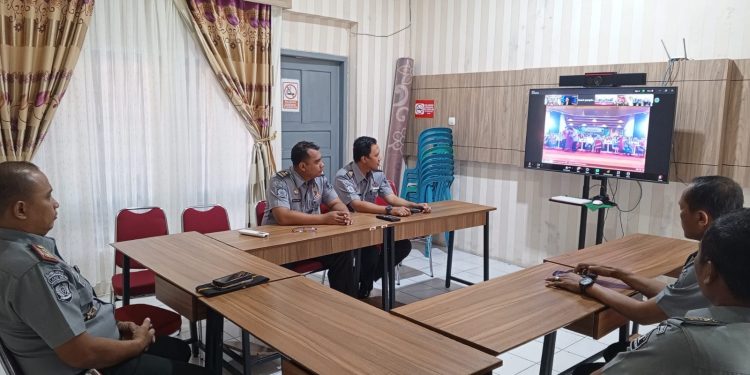 Lapas Pati Ikuti Launching Webinar Series I “Cerdas Bersama BPSDM Hukum dan HAM” Secara Virtual