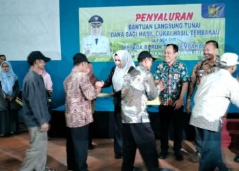 448 Petani Tembakau Terima BLT Bagi Hasil Cukai Tembakau