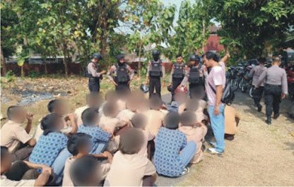 30 Pelajar Pesta Miras Diamankan, Diduga Hendak Tawuran