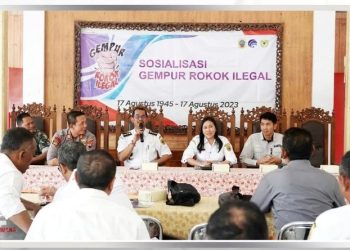 Tekan Peredaran Rokok Ilegal ,Diskominfo Pati Intensifkan Sosialisasi GRI
