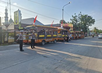 Giat Hunting System, Satlantas Polresta Pati Tertibkan Odong-odong yang Beroperasi di Jalan
