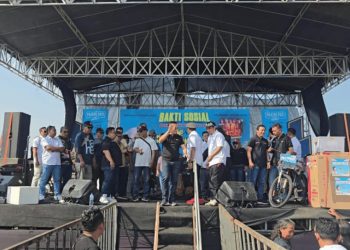 Anake Bapak Pajero Pati Gelar Baksos di Kec Tayu,Ribuan Warga Sambut Meriah