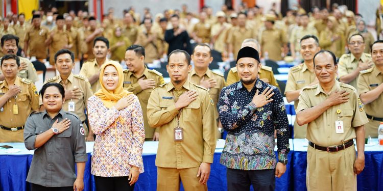 Foto:Setda Pati Jumani saat sosialisasi Netralitas dalam Pilkada 2024