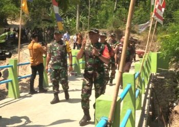 Pembangunan Jembatan Oleh Kodim 0720 Rembang Melalui Program TMMD Dirasakan Masyarakat