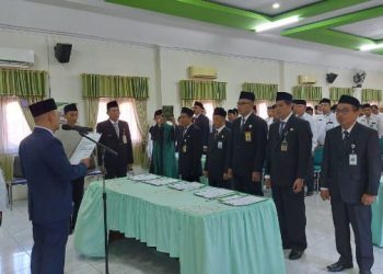 Lima Pejabat Fungsional Penghulu Dilantik Kepala Kemenag Pati