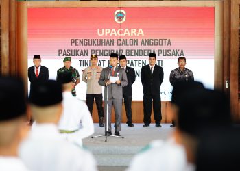 Paskibraka 2024 Kabupaten Pati Dikukuhkan Sekda  