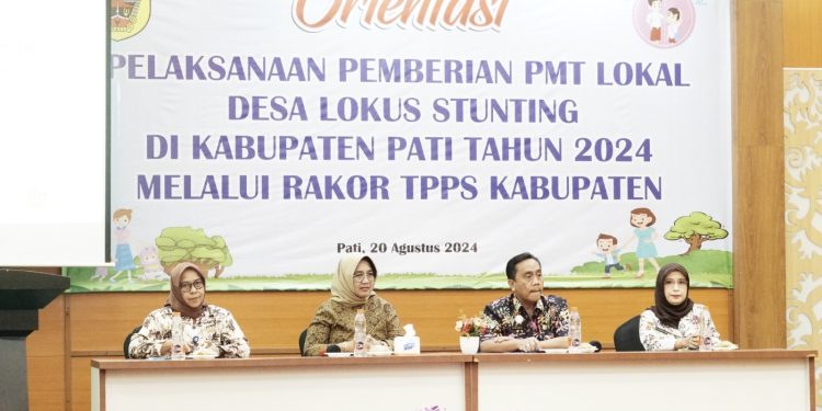 Monica Sujarwanto Hadiri Orientasi Pelaksanaan Pemberian PMT Lokal Desa Lokus Stunting