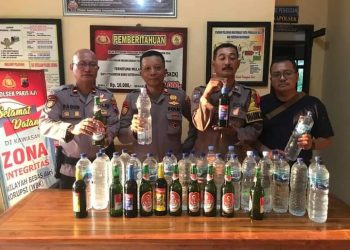  Hasil Pengamanan Orkes Dangdut di Pakis Aji, Polisi Berhasil Amankan Puluhan Miras Berbagai Merk