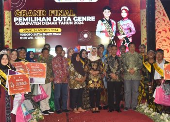 Dea Inayah Gita dan Tegar Rohmat Diana Putra Terpilih Duta Genre Demak