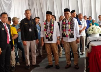  Ribuan Relawan Sudewo-Chandra Ikut Mengantarkan Mendaftar Ke KPU