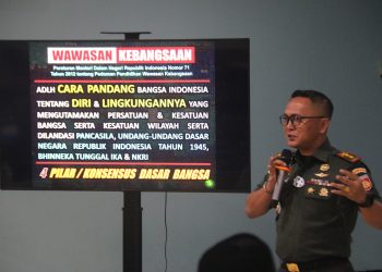Dandim 0718/Pati Menyampaikan Kuliah Tentang Wawasan Kebangsaan Di Kampus IPMAFA Pati