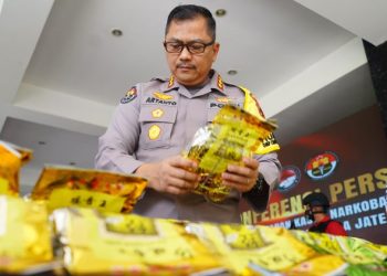 Polda Jateng Amankan 18 Kg Sabu dan 2.425 Butir Ekstasi