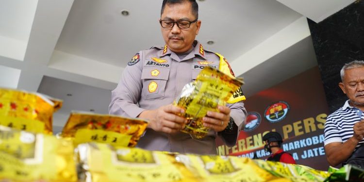 Polda Jateng Amankan 18 Kg Sabu dan 2.425 Butir Ekstasi
