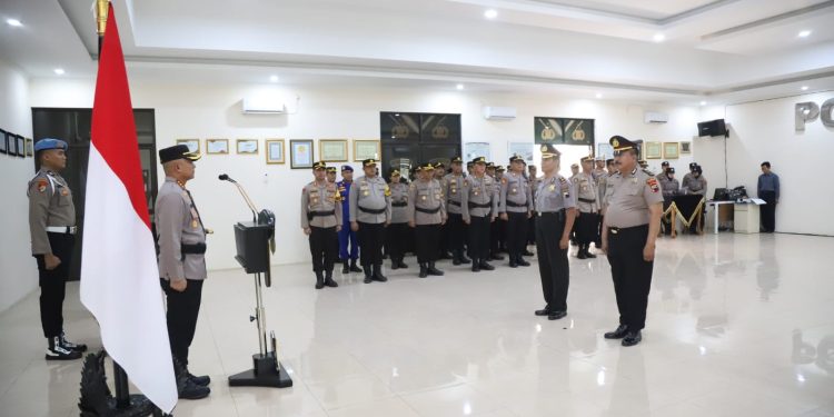 3 Personel Polresta Pati Naik Pangkat Pengabdian