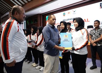 Pj Bupati Lepas 33 Atlet Pati Ikuti PON XXI Aceh-Sumut