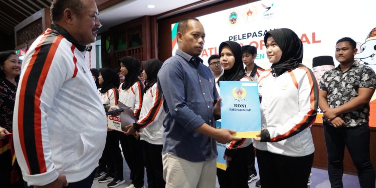 Pj Bupati Lepas 33 Atlet Pati Ikuti PON XXI Aceh-Sumut