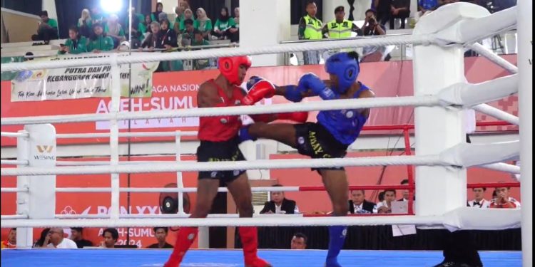 Atlit Cabor Muaythai Jateng Berpeluang Masuk Final