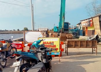Amblesnya Jalan Pulau Seprapat ,Butuh Waktu 45 Hari Untuk Perbaikan
