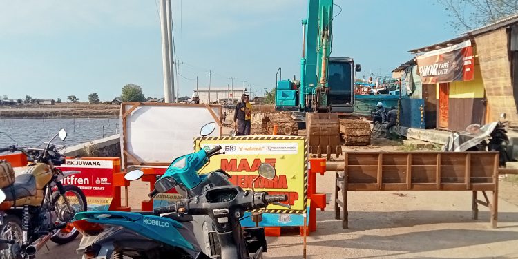 Amblesnya Jalan Pulau Seprapat ,Butuh Waktu 45 Hari Untuk Perbaikan