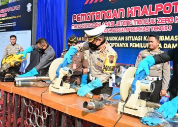 Polda Jateng Deklarasikan “Zero Knalpot Brong”Jelang Pemilukada 2024