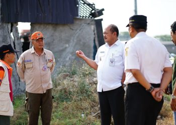 Pj Bupati Pati : Upaya Pemulihan Terdampak Rumah yang Rusak Akibat Pergerakan Tanah Dipercepat