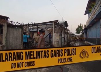 Kebakaran Kembali Terjadi di Pati, Warung Makan di Parenggan Hangus Terbakar
