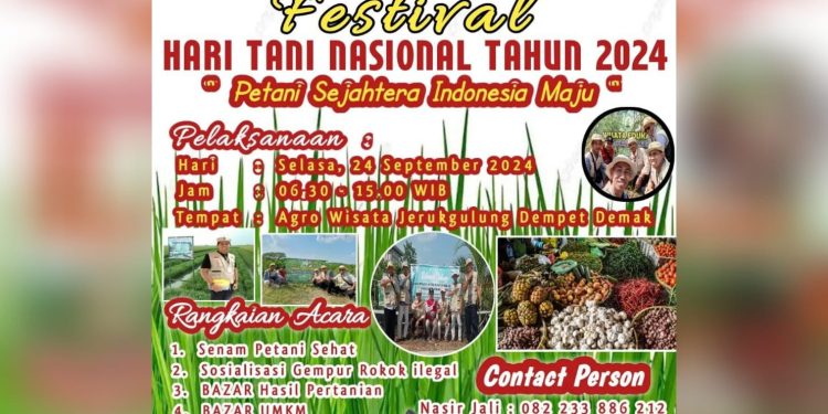 Festival Hari Tani Nasional Siap di Gelar 24 September 2024
