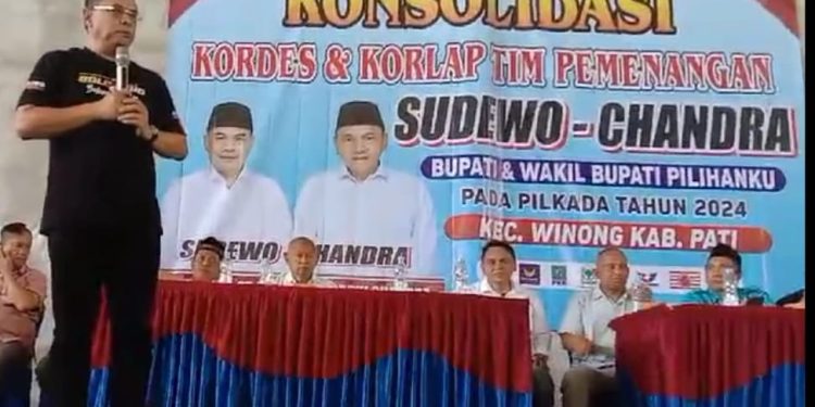 Paslon Sudewo – Chandra Gelar Konsolidasi, Matangkan Persiapan Kemenangan Pilkada di Kecamatan Winong