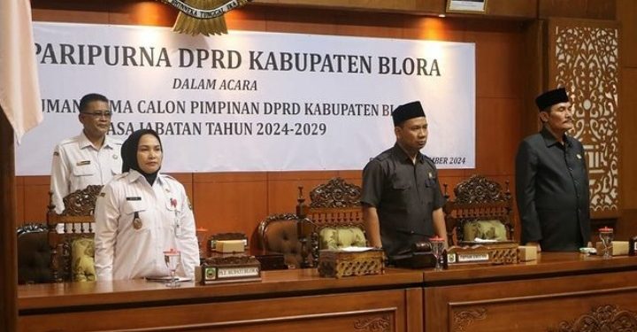 DPRD Kabupaten Blora Umumkan Calon Pimpinan Masa Jabatan 2024-2029